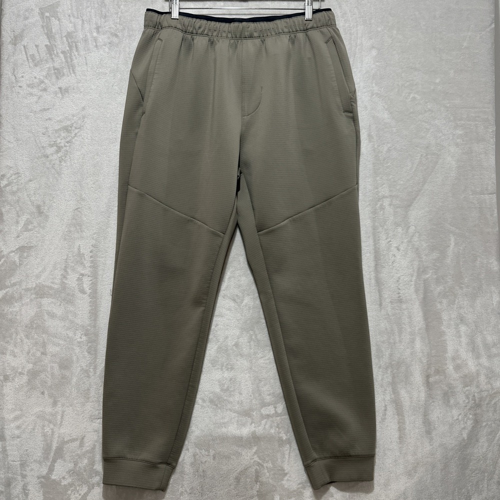Brady Men's Textured Tech Jogger Pants Size XL Elastic‎ Waist Brown